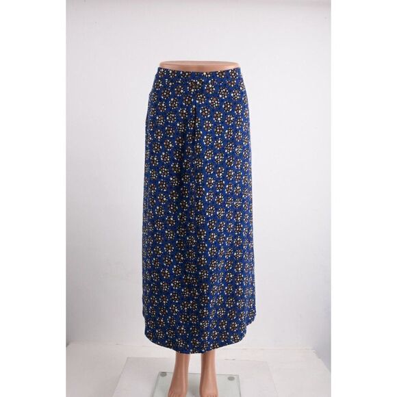 Boden Womens Saskia Midi Skirt UK 22 US 18 Blue Star Print NWT - Picture 1 of 8